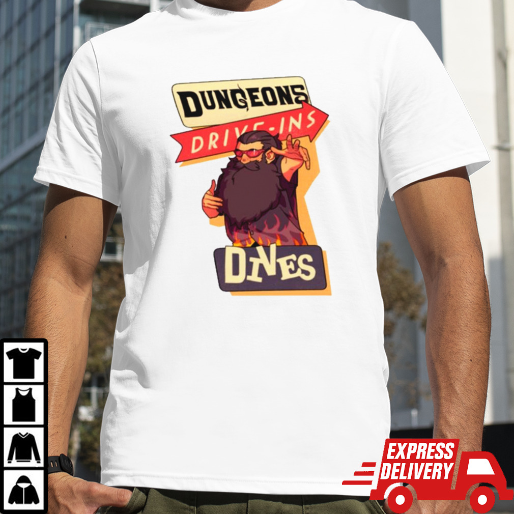 Senshi Dungeons Drive-Ins And Dives T-shirt