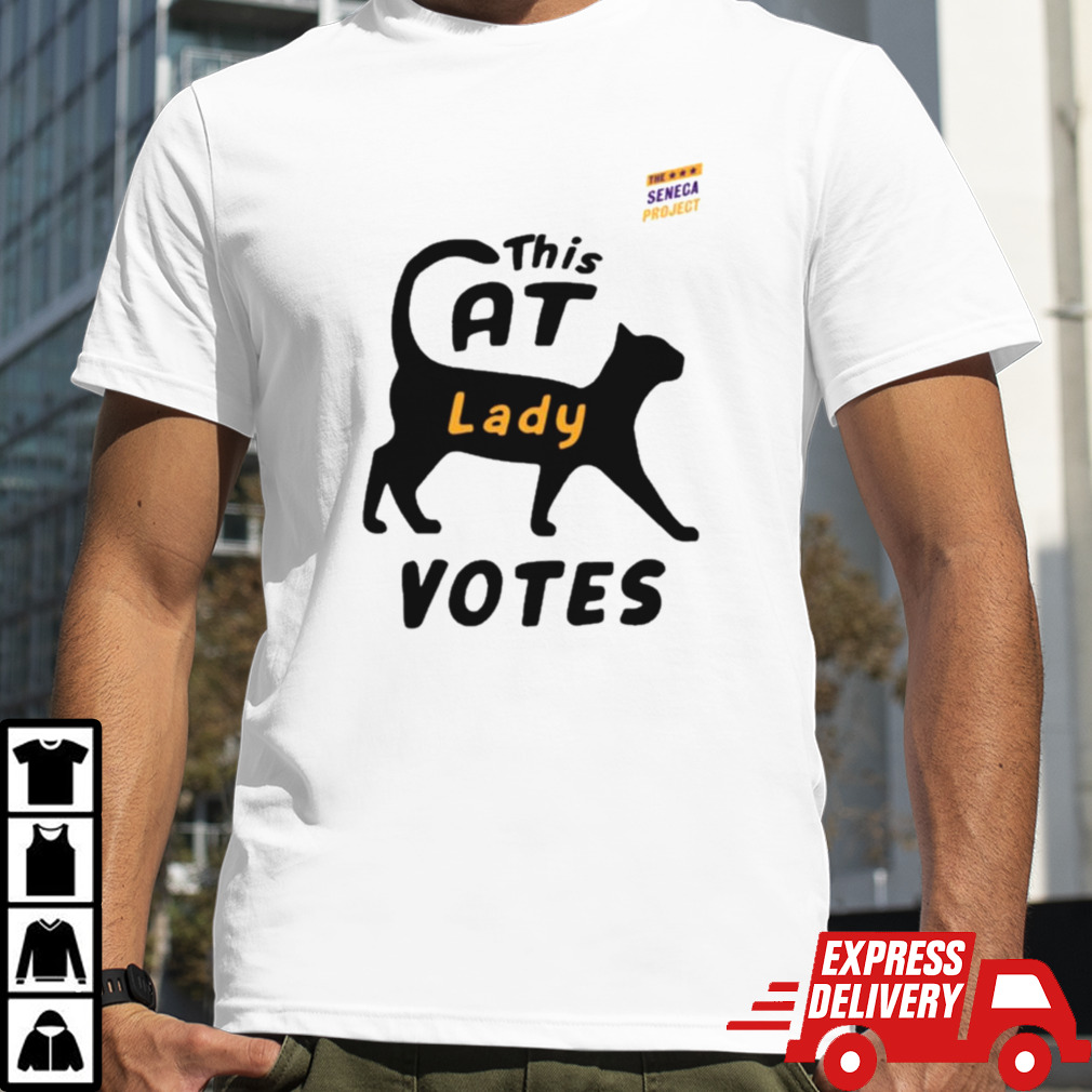 The Seneca Project This Cat Lady Votes T-shirt