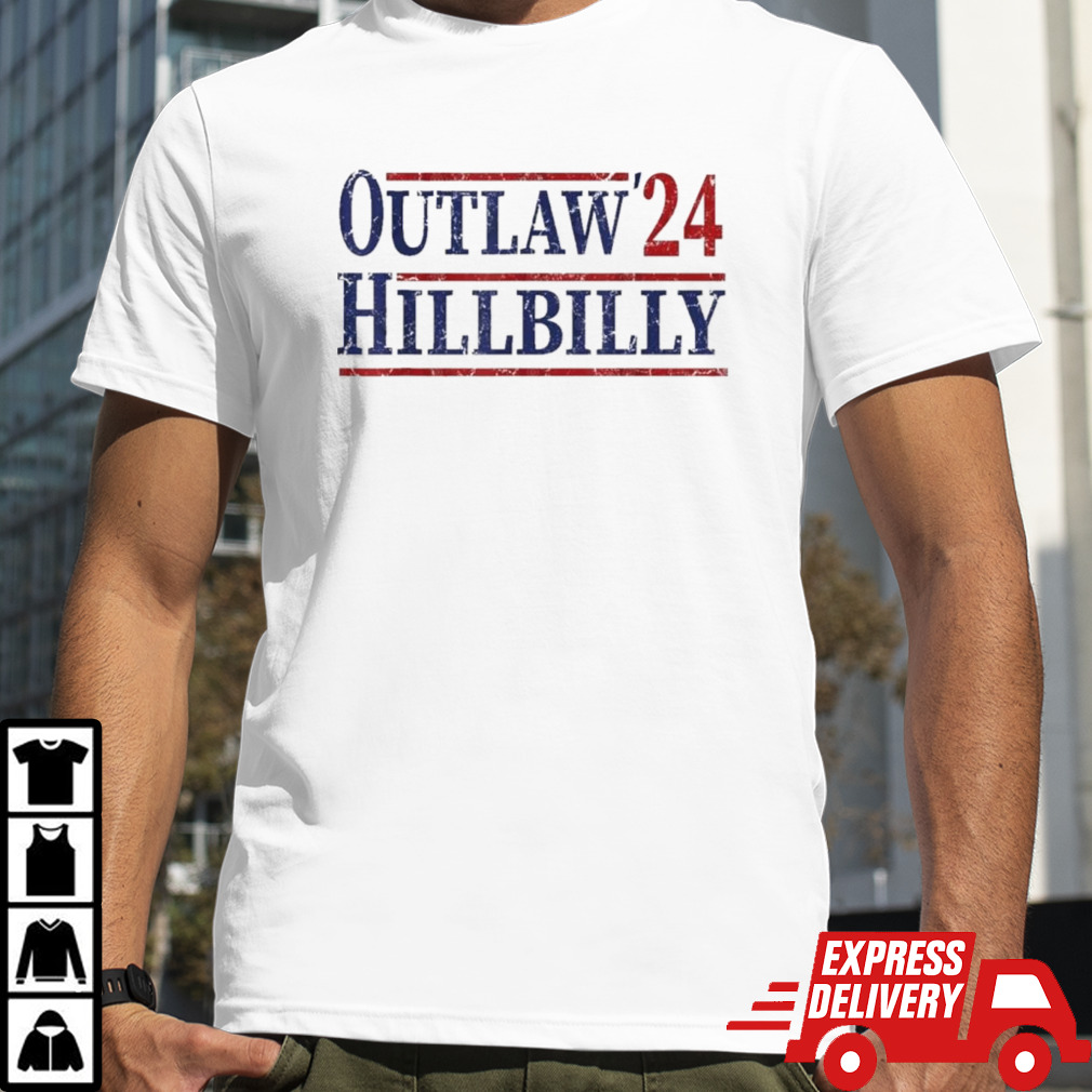 2024 Outlaw Hillbilly US Flag T shirt