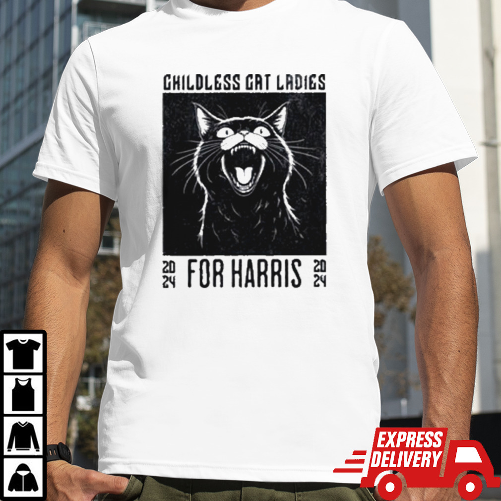 Childless Cat Ladies So Cool Bro for Harris (MALA) 2024 T-shirt