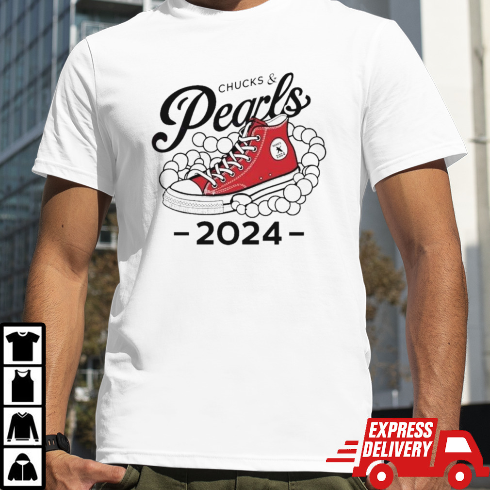 Chucks and Pearls Harris 2024 shirt