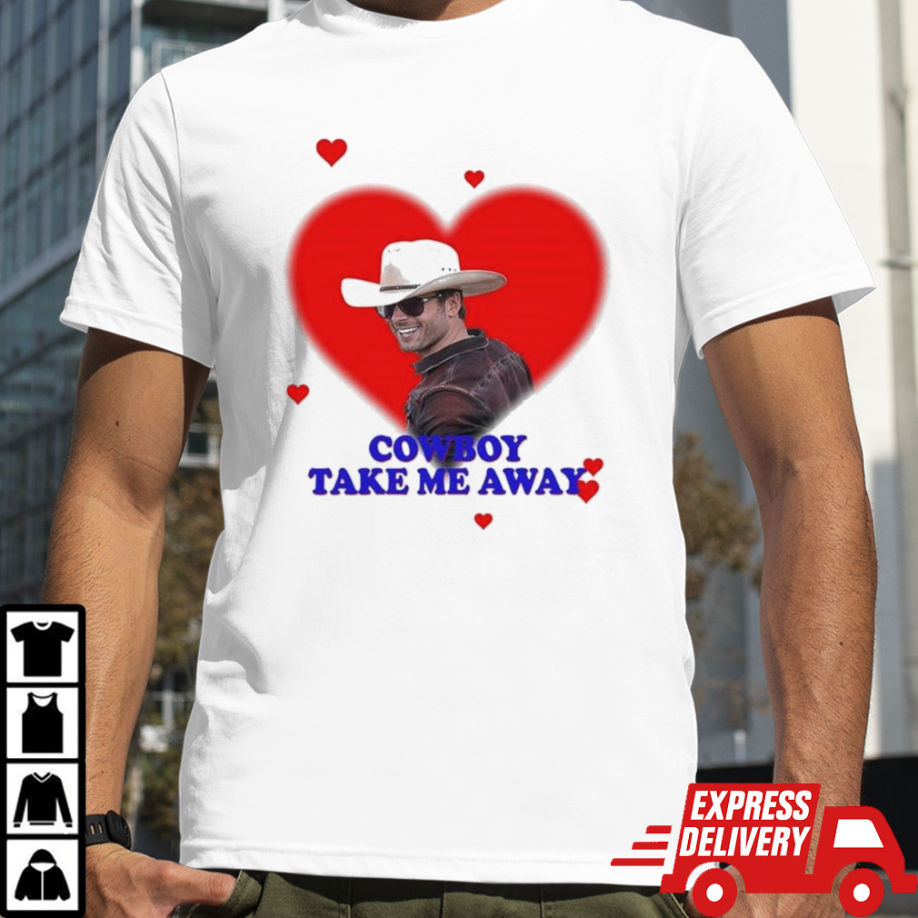 Cowboy Take Me Away Glen Powell As Tyler Owens Twister 2024 T-shirt