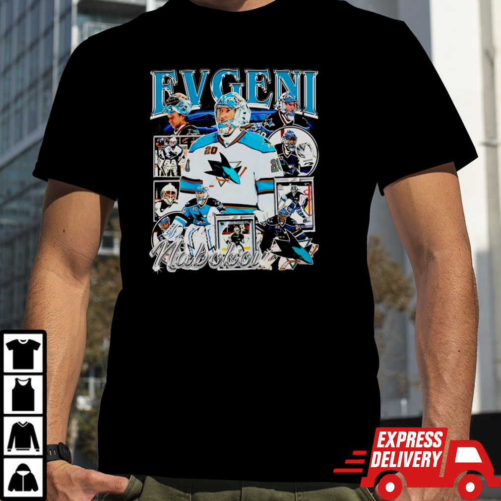 Evgeni Nabokov San Jose Sharks Hockey Jersey Shirt