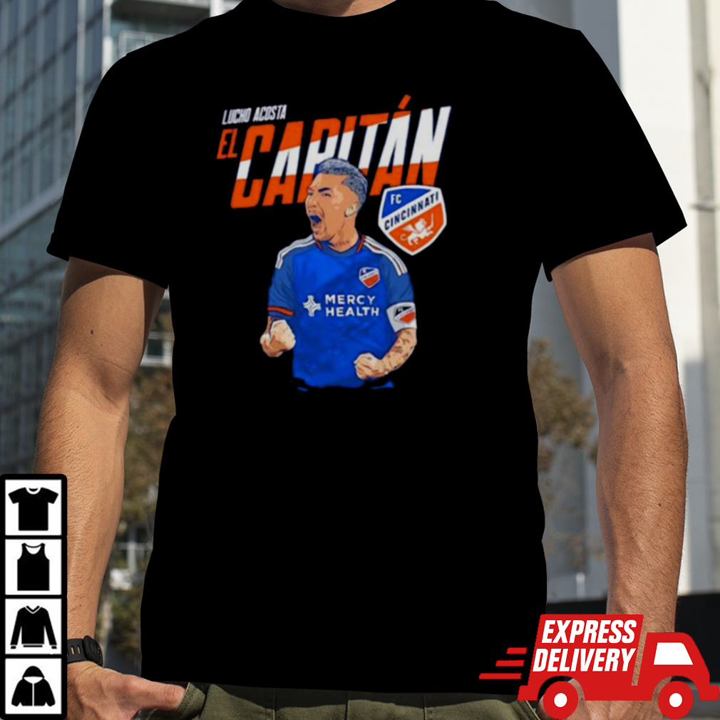 FC Cincinnati Luciano Acosta el capitan celebration shirt