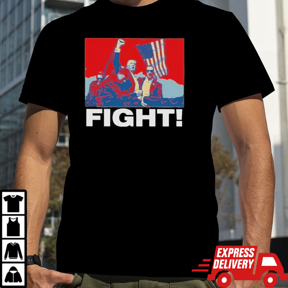 Fight For America Trump Shot Hope shirt