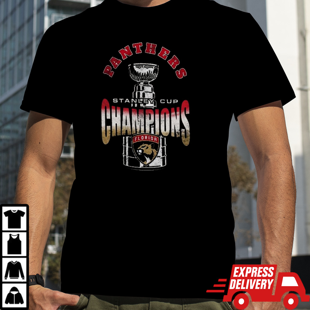 Florida Panthers 2024 Stanley Cup Champions Tri-Blend Shirt