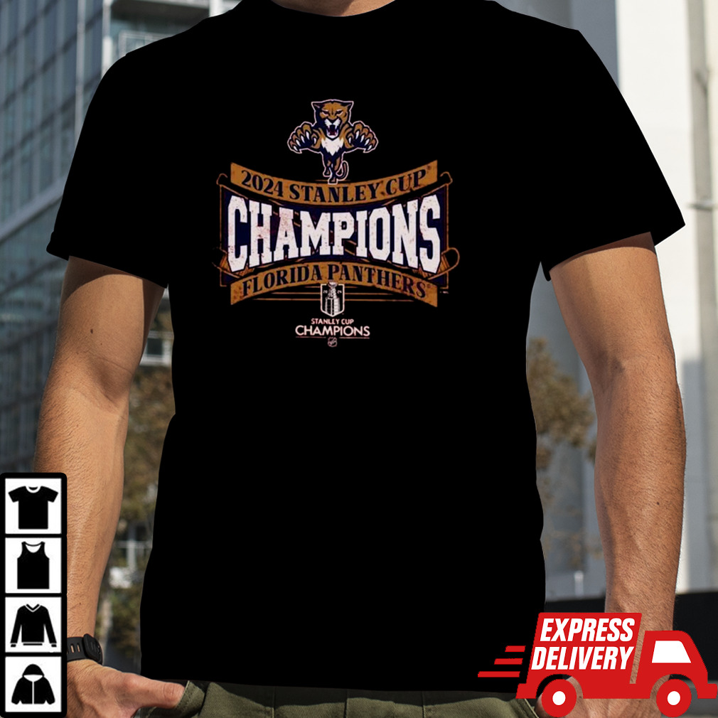 Florida Panthers Majestic Threads 2024 Stanley Cup Champions Softhand Muscle Shirt