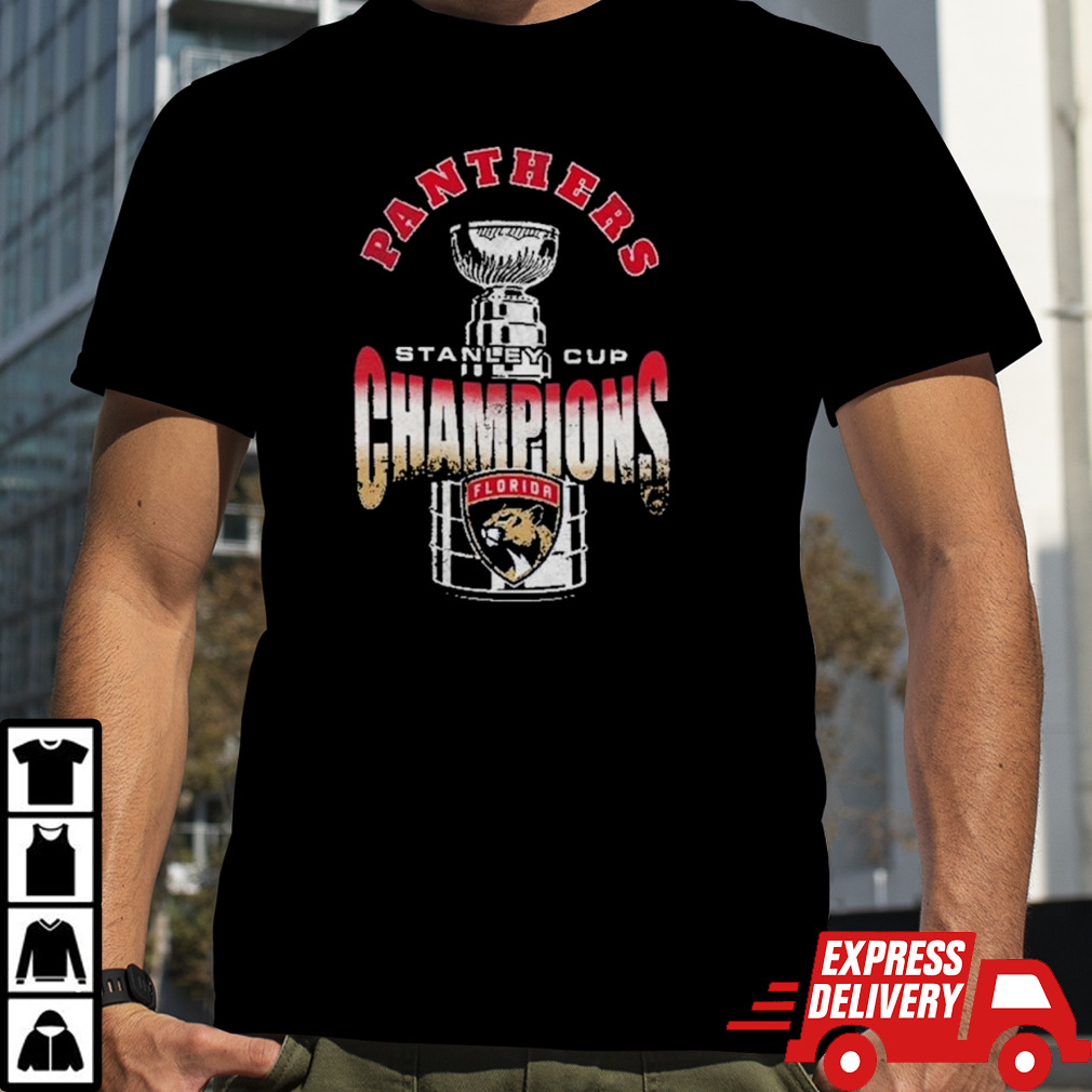 Florida Panthers Trophy 2024 Stanley Cup Champions T-shirt