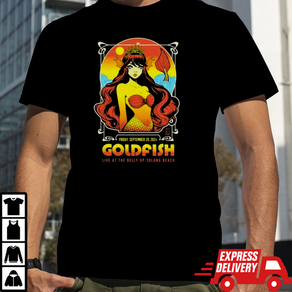 Goldfish Sept 20 2024 Live At The Belly Up T-shirt