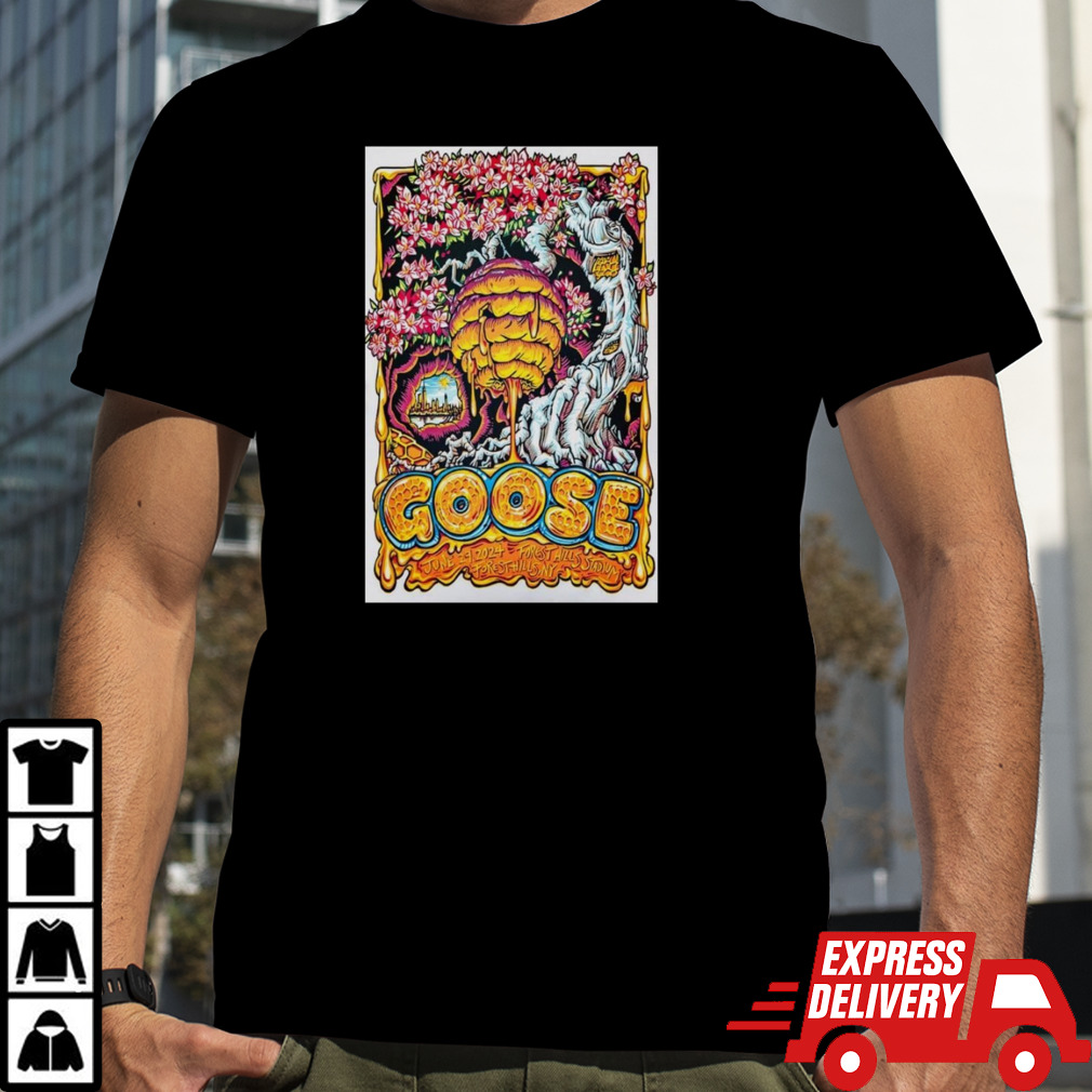 Goose Jun 29 2024 Forest Hills Stadium in Forest Hills NY Poster Shirt