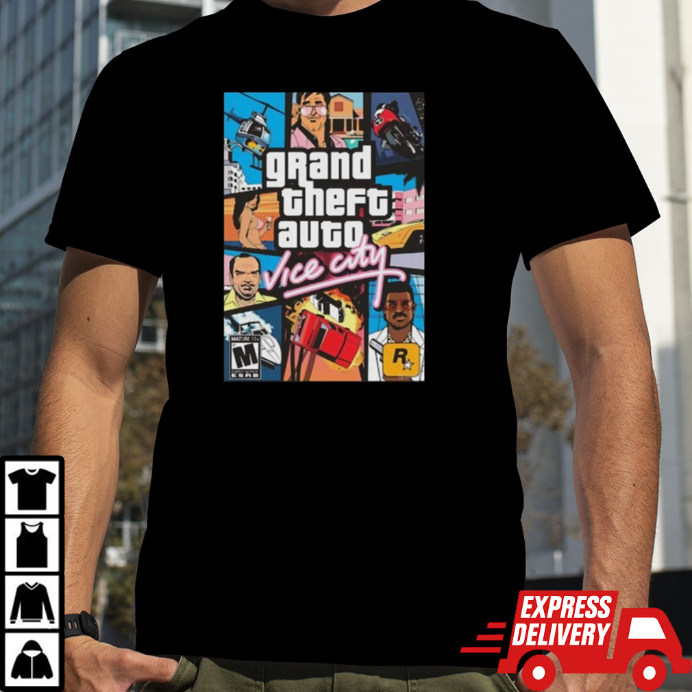 Grand Theft Auto Vice City Games T-shirt