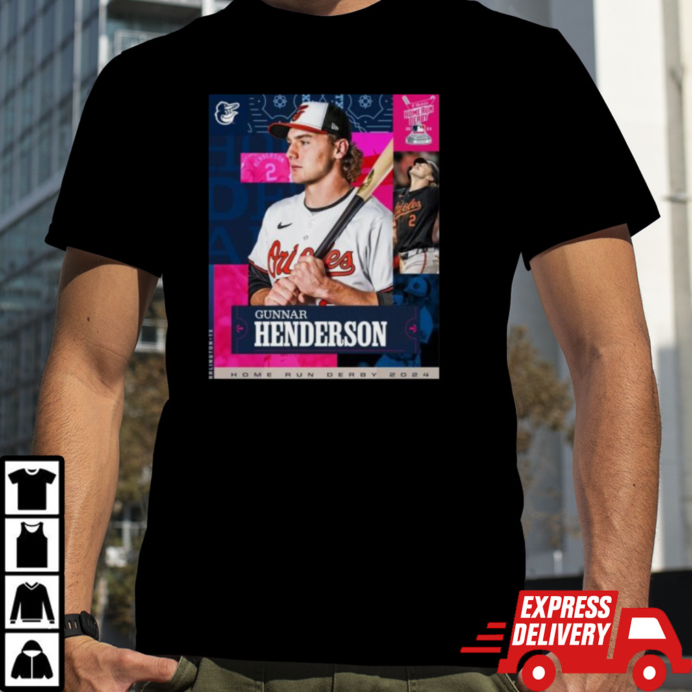 Gunnar Henderson Baltimore Orioles Home Run Derby 2024 Shirt