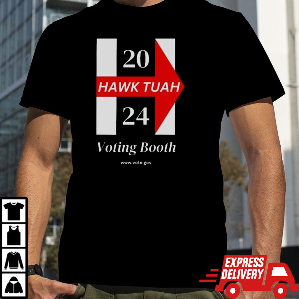 Hawk Tuah Voting Booth 2024 T-shirt