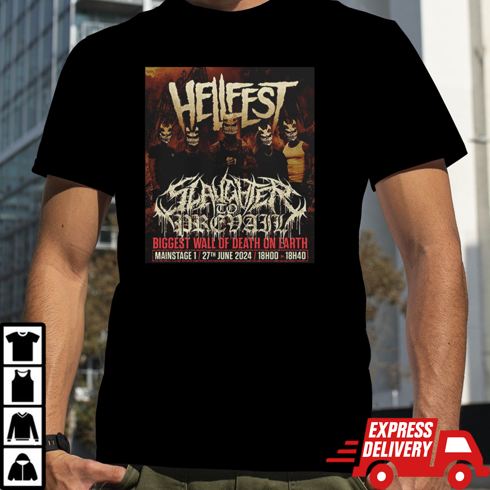 Hellfest Open Air 2024 Slaughter To Prevail Biggest Wall Of Death On Earth Mainstage 1 27 June 2024 T-Shirt