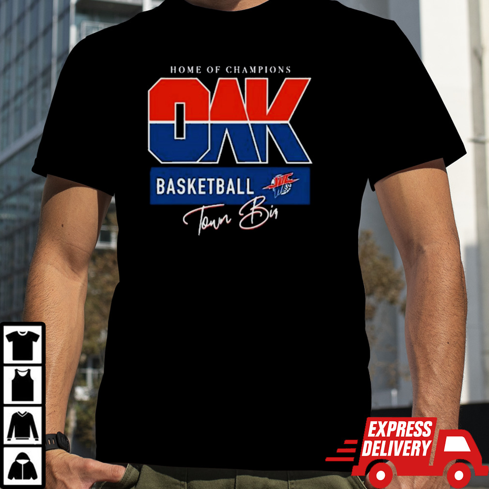 Home Of Champions Oak Basketball Shirt