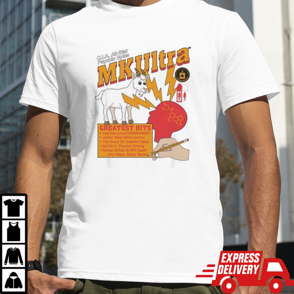 C.i.a All-star Psychic Spies Mkultra Greatest Hits Shirt