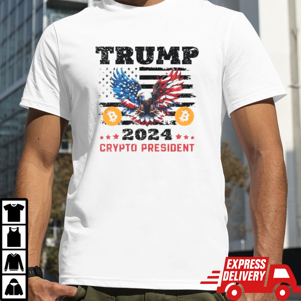 Official Trump 2024 Crypto President Shirt