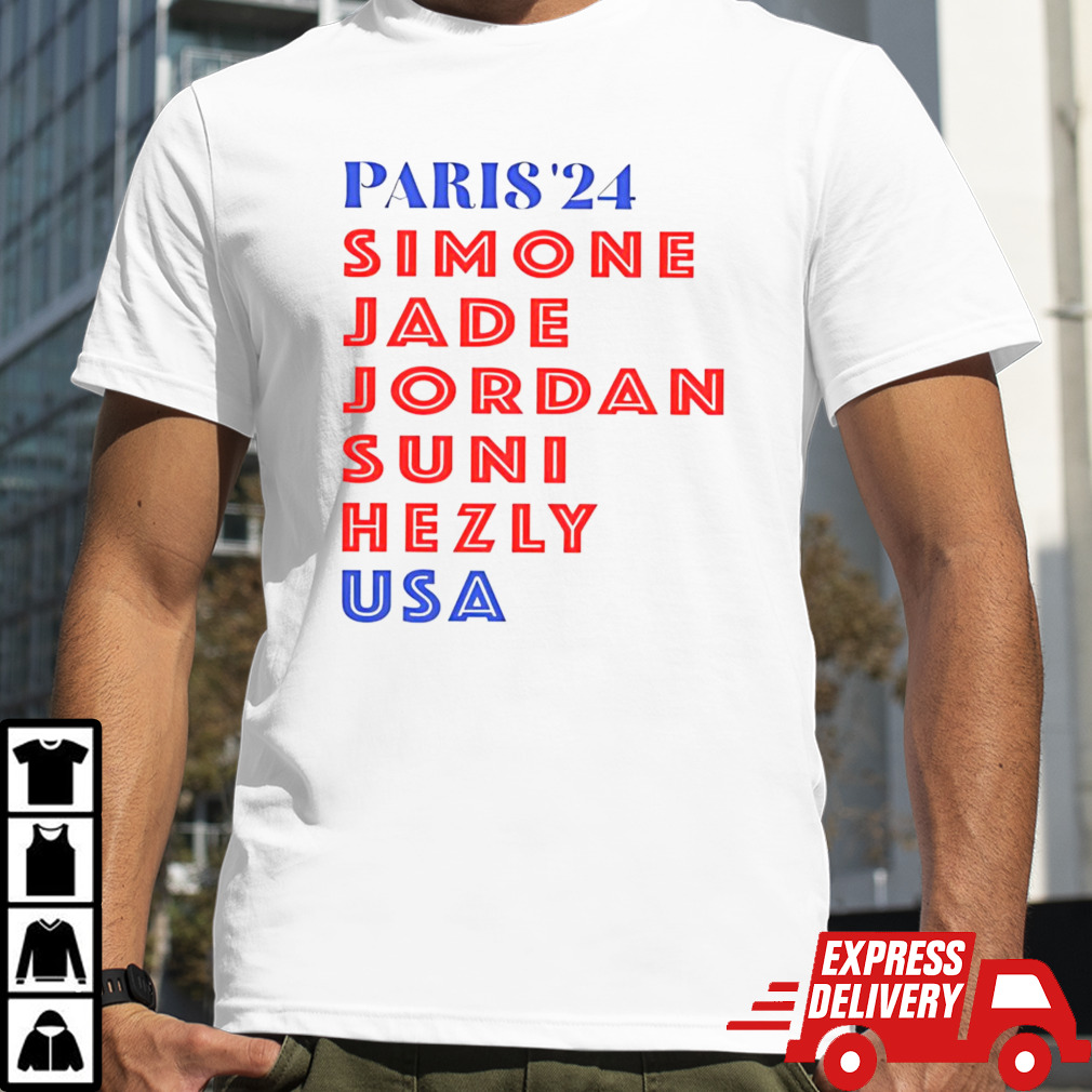 Paris 24 Simone Jade Jordan Suni Hezly USA Shirt