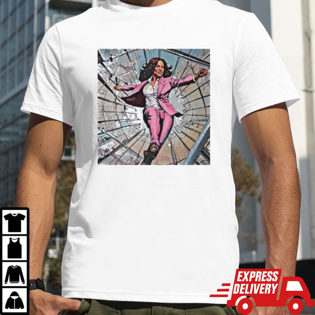 Smashing Through The Glass Ceiling Kamala Harris Shirt