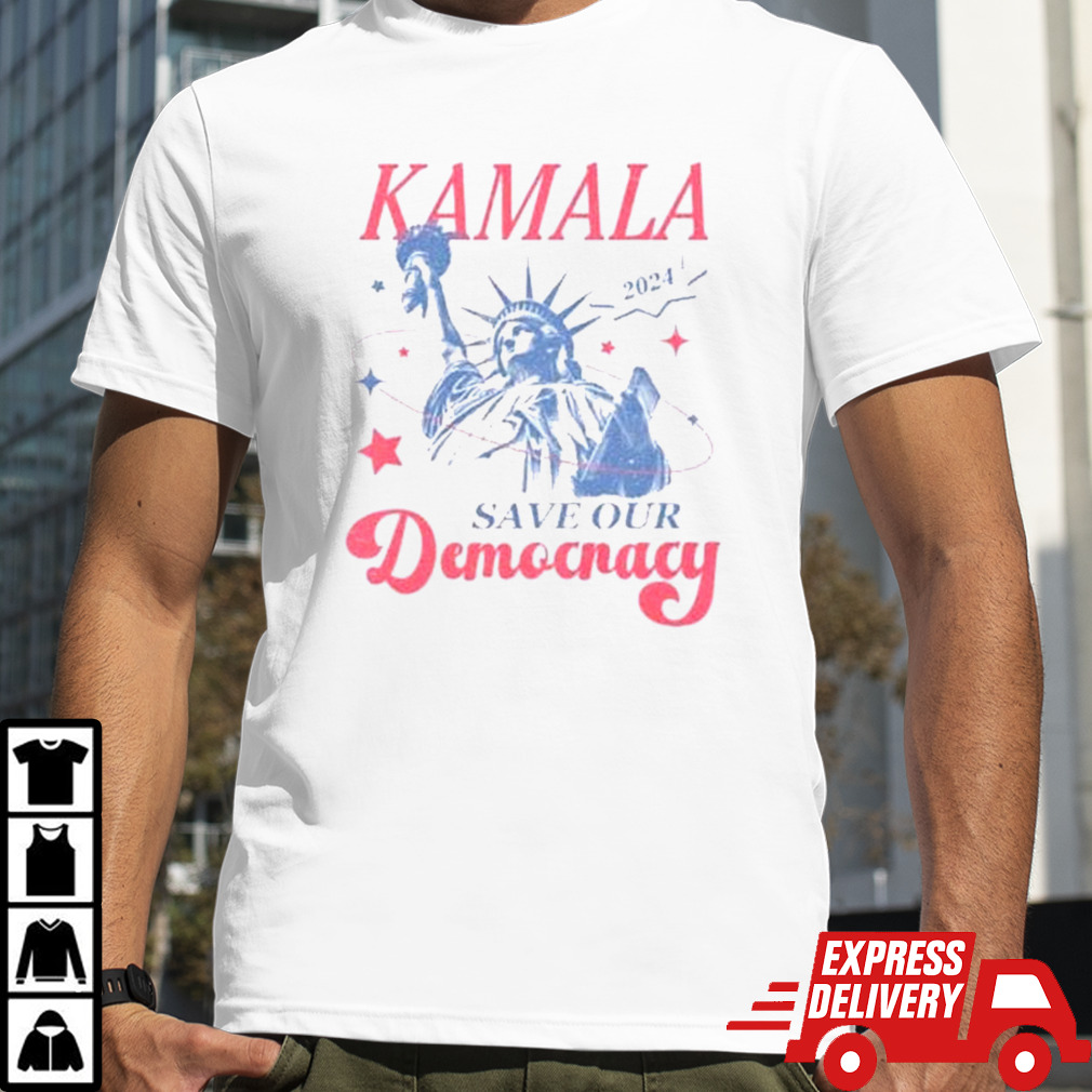 Vintage Kamala 2024 Save Our Democracy Shirt