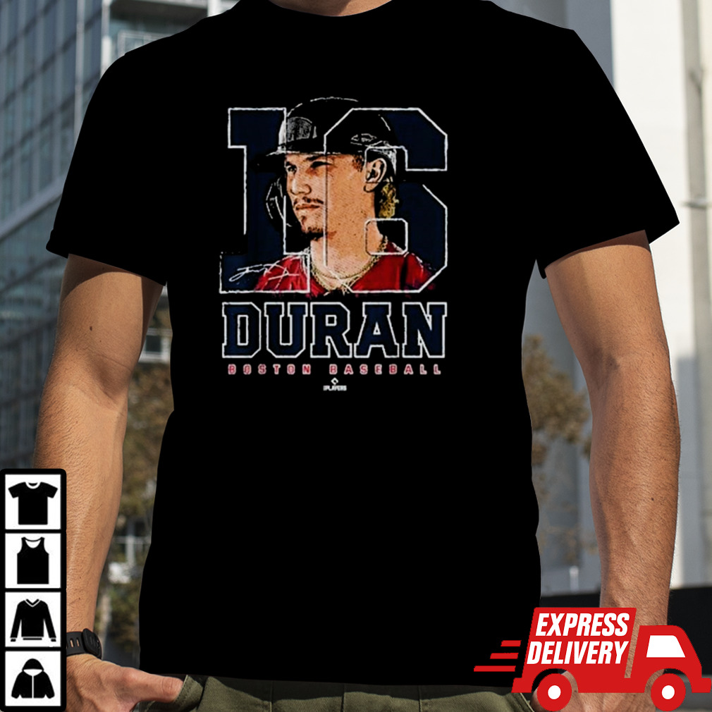 Jarren Duran 16 Boston Baseball Mlbpa Signature T-shirt