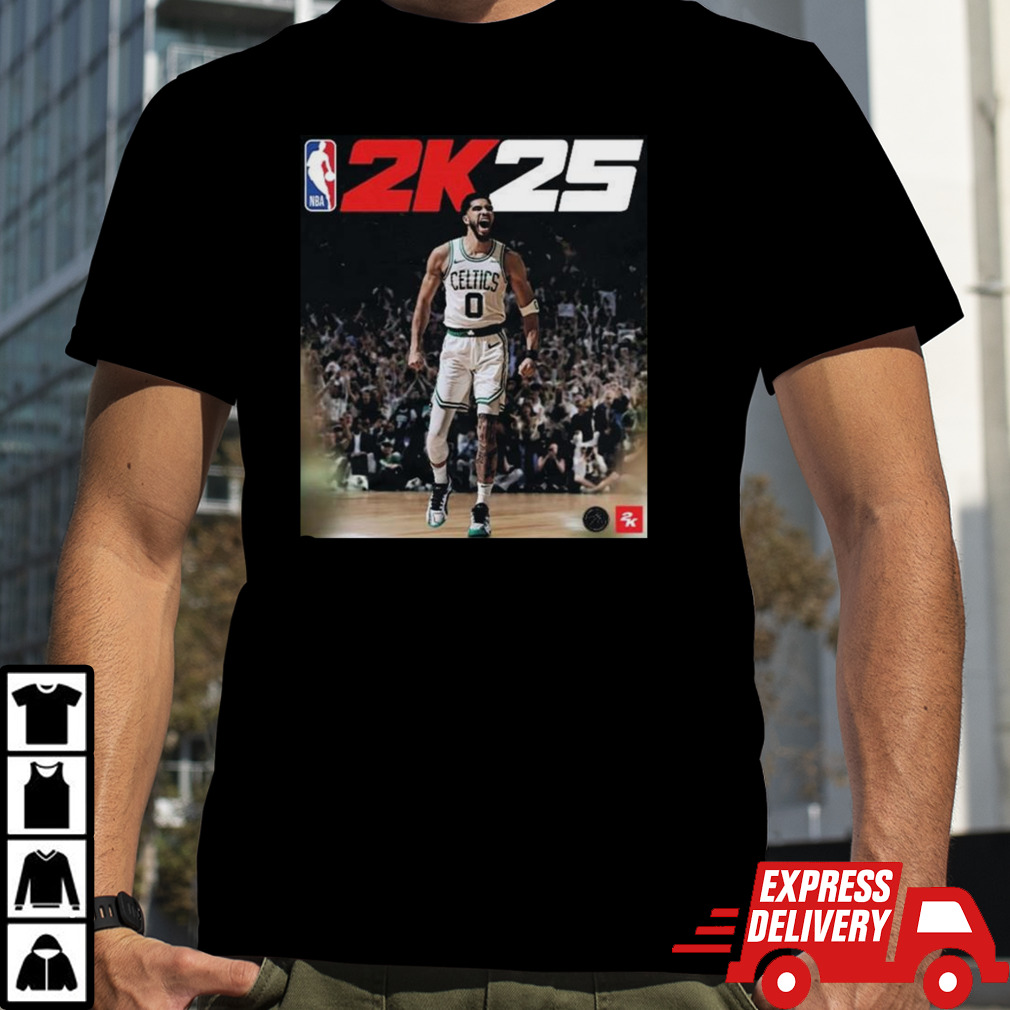 Jayson Tatum Is Our NBA 2K25 Standard Edition Cover Athlete Vintage T Shirt