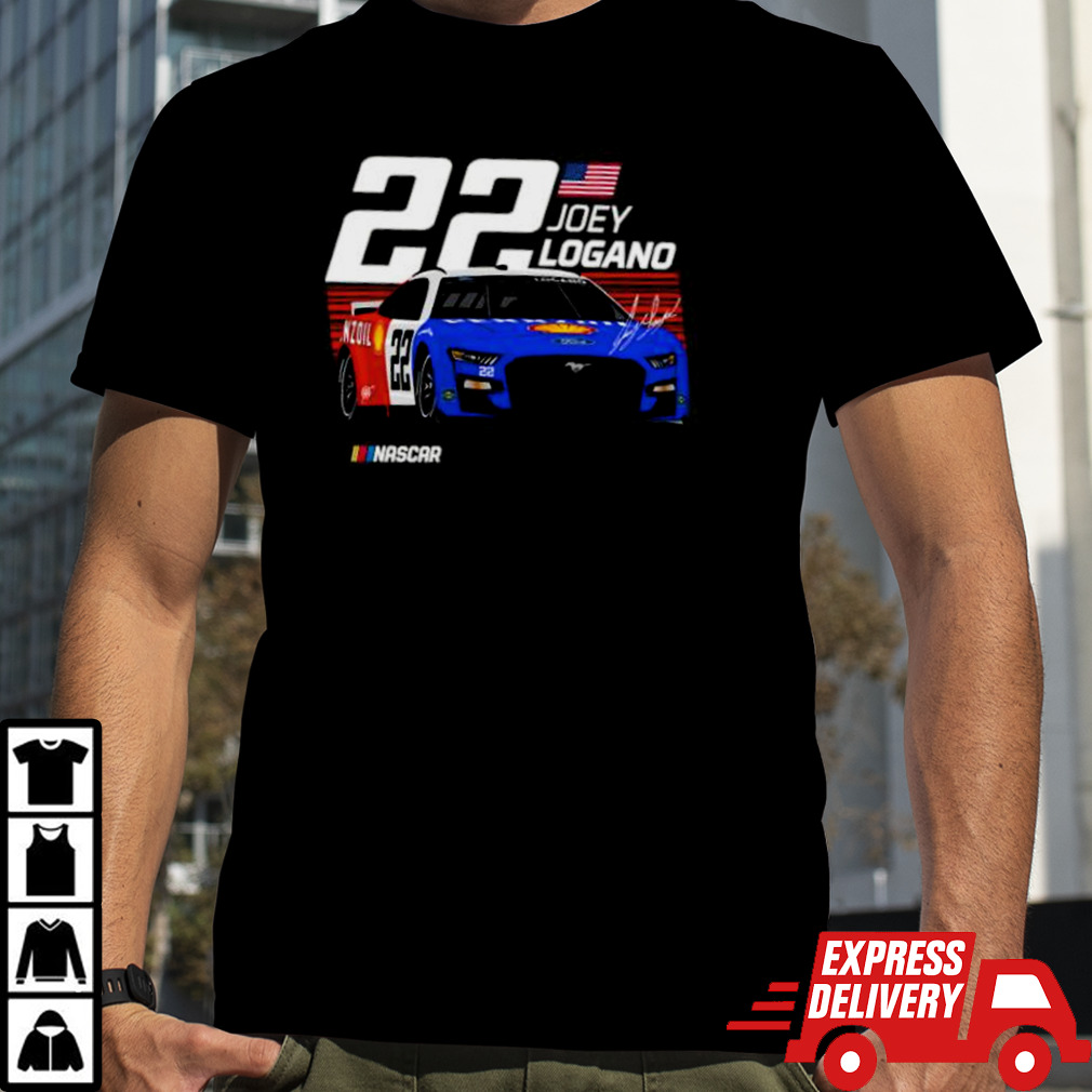 Joey Logano 22 Throwback T Shirt