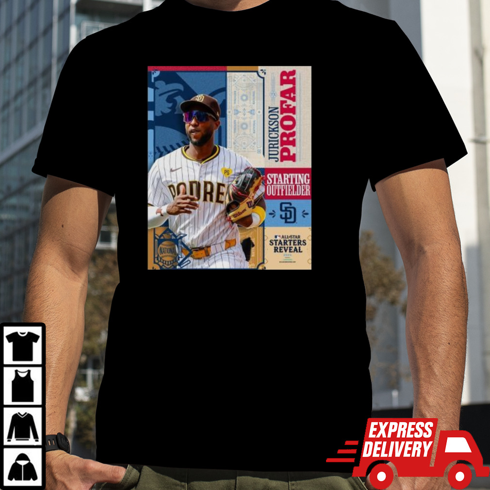 Jurickson Profar San Diego Padres Starting Designated Hitter All Star Starters Revealed 2024 shirt