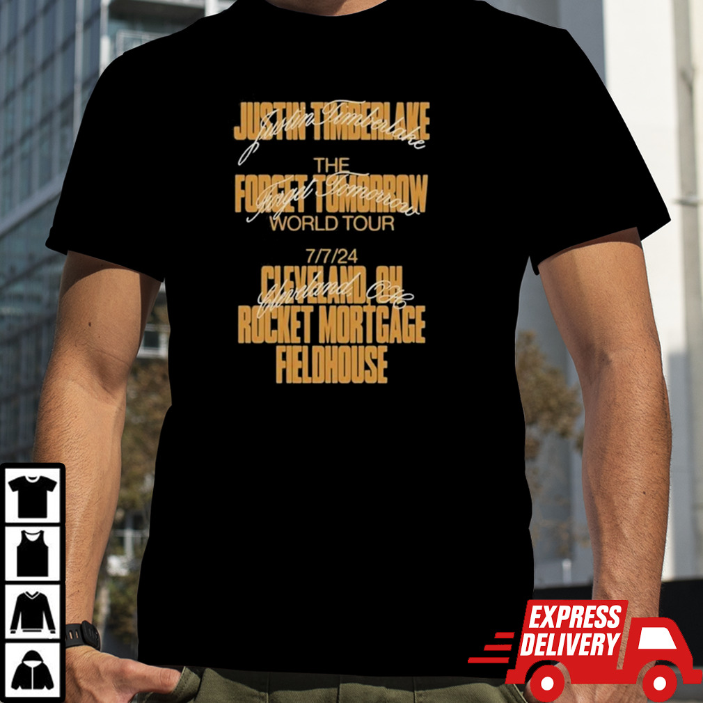 Justin Timberlake Cleveland Tour Event Shirt