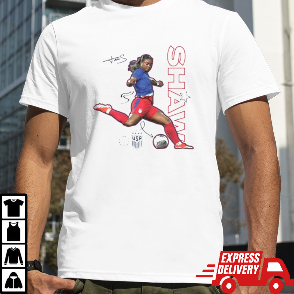 USWNT Jaedyn Shaw Signature White T-shirt