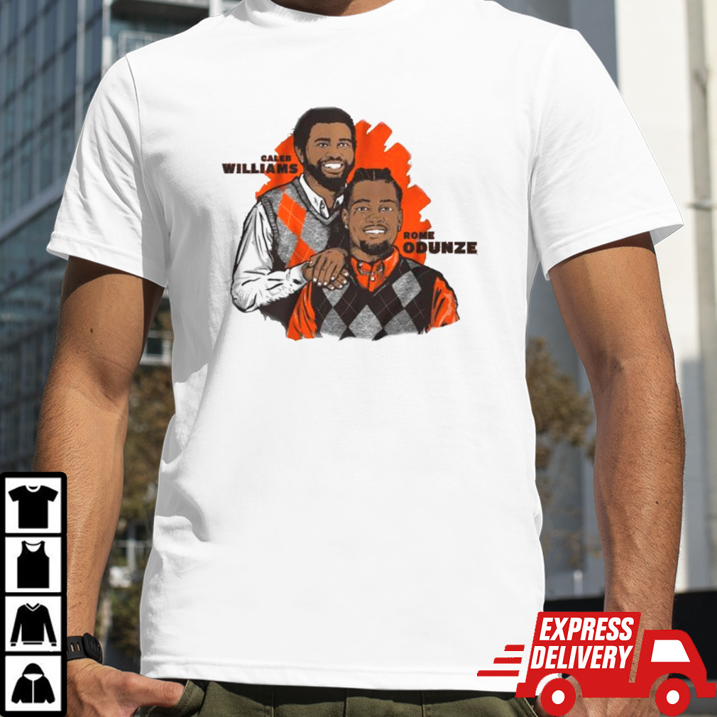 Caleb Williams And Rome Odunze Duo Portrait T-shirt