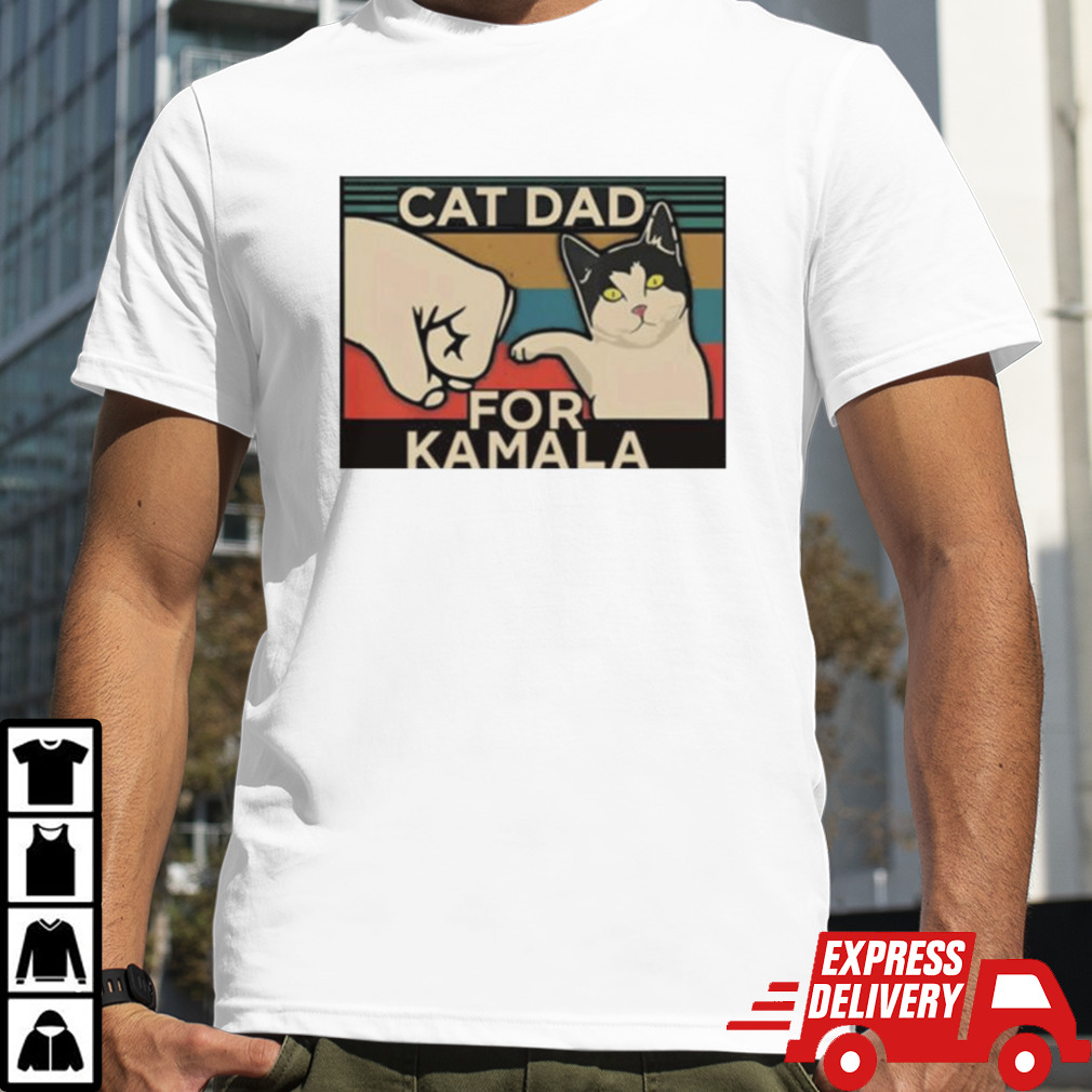 Cat Dad For Kamala T-shirt