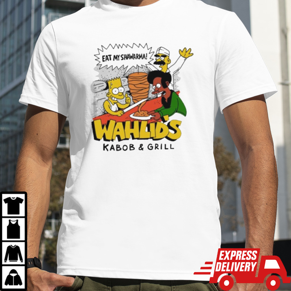 Eat My Shawarma Wahlids Kabob Grill T-shirt