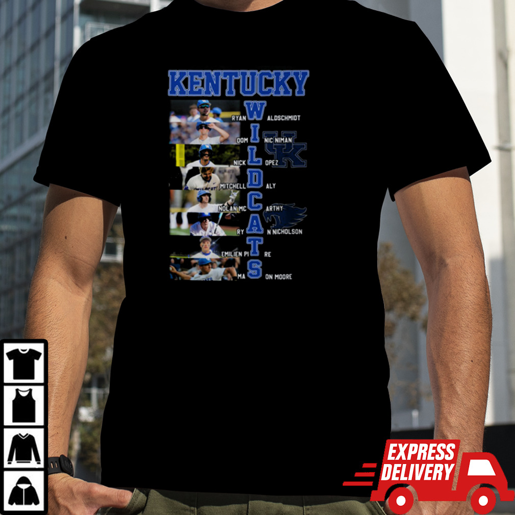 Kentucky Wildcats Baseball Team Players 2024 Shirt