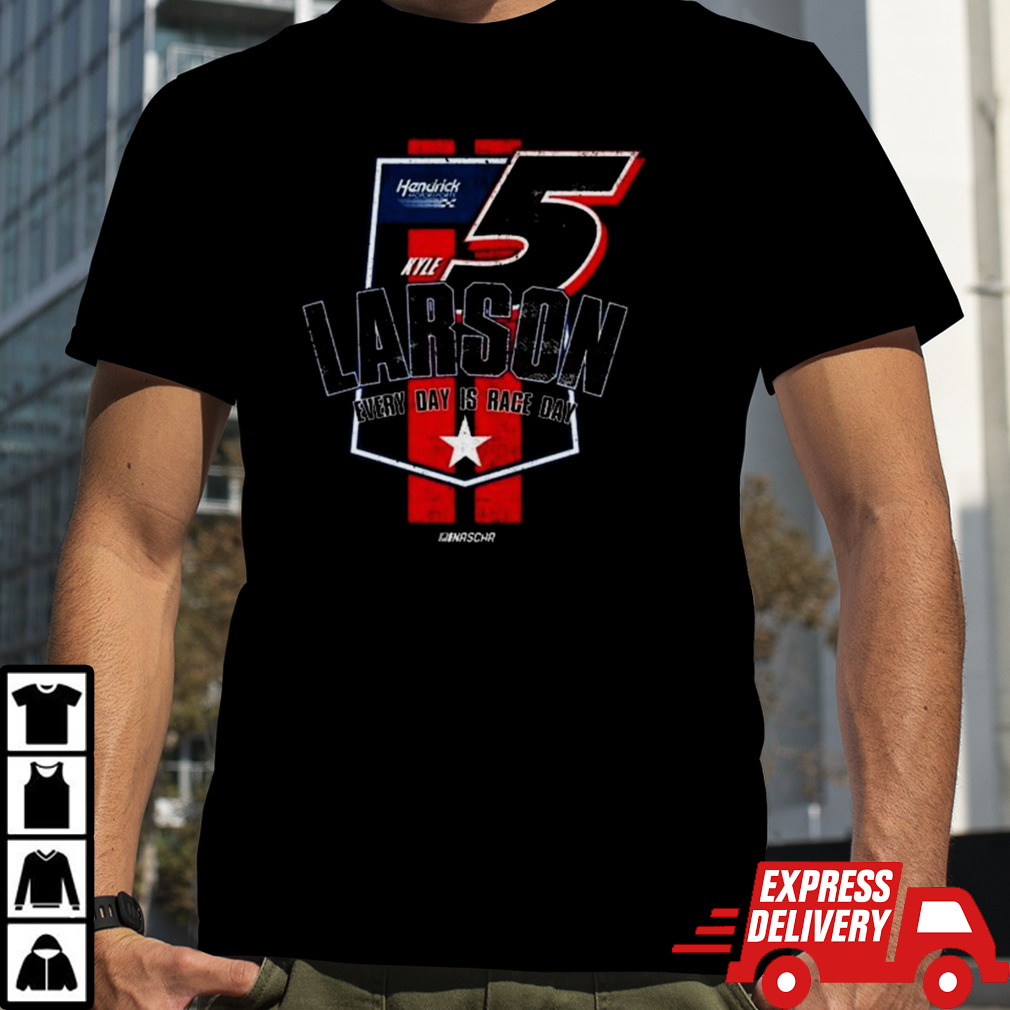 Kyle Larson #5 Flag Every Day Is Race Day T-shirt