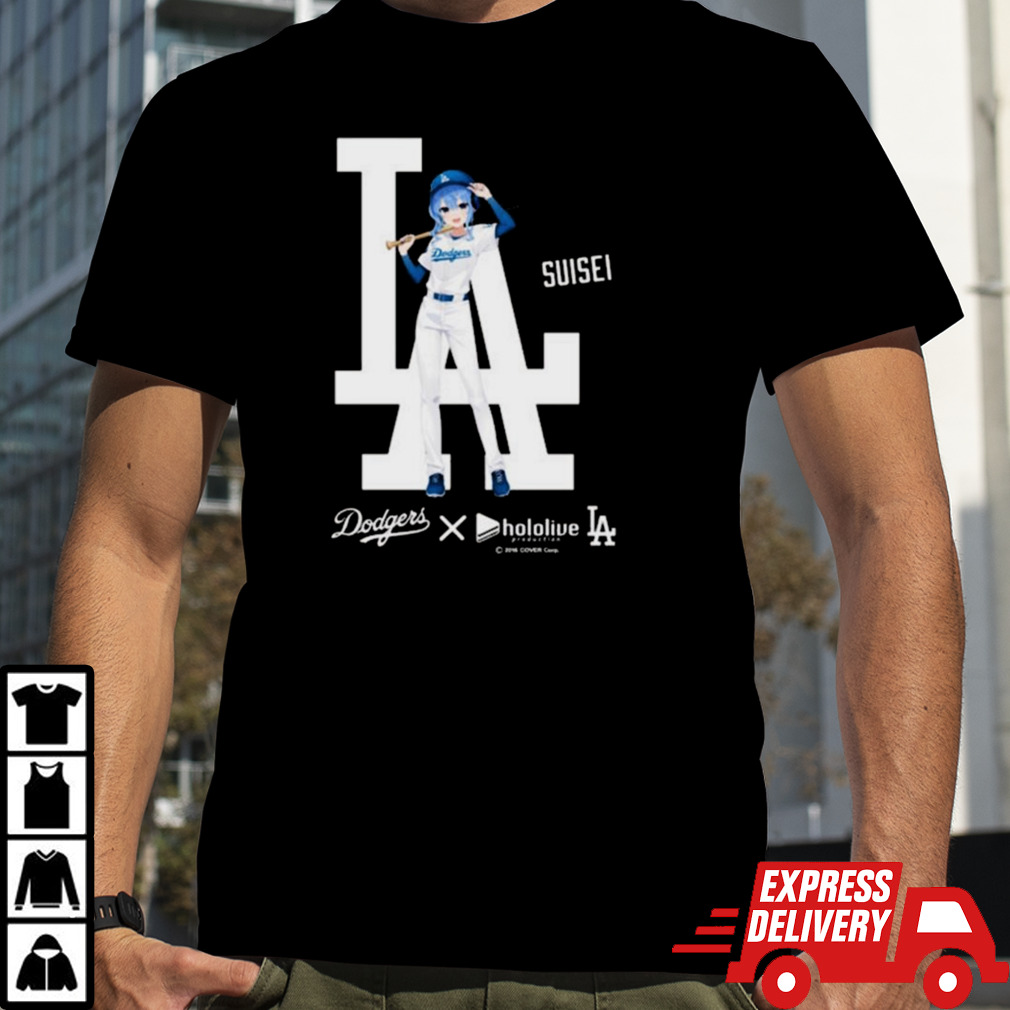 La Dodgers X Hololive Night Suisei T-shirt