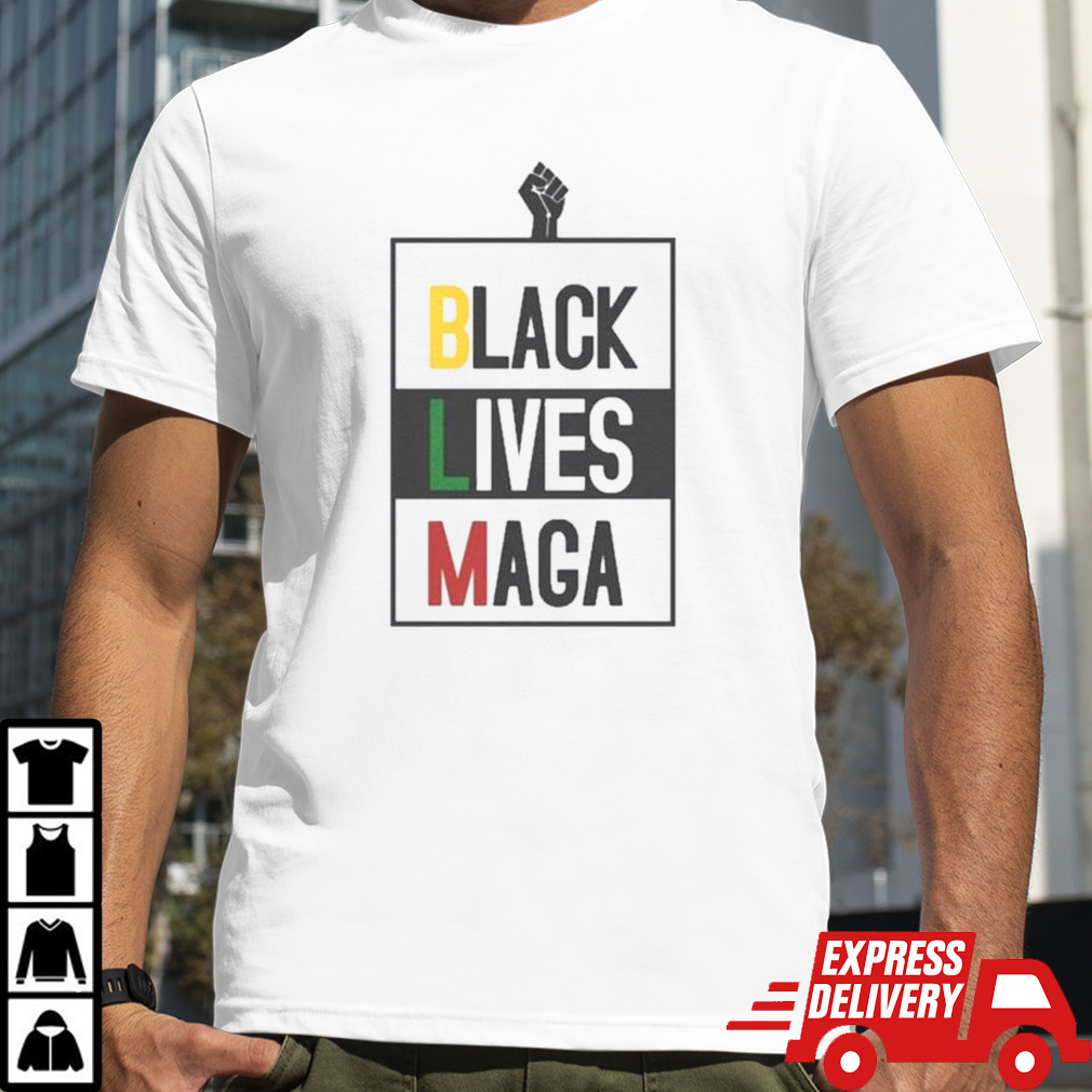 President Donald Trump Maga Blm Black Lives Maga Shirt